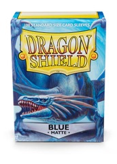 Dragon Shield Sleeves: Matte Blue (Box of 100)